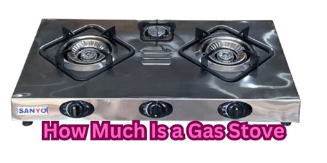 how much to add a gas stove